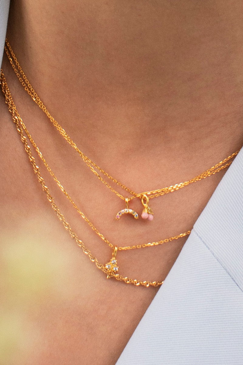 Cherry Necklace | Light Pink | Halskæde fra Enamel