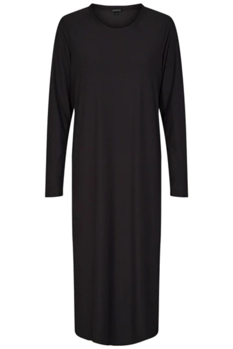 Alma LS T-shirt Dress | Black | Kjole fra Liberté