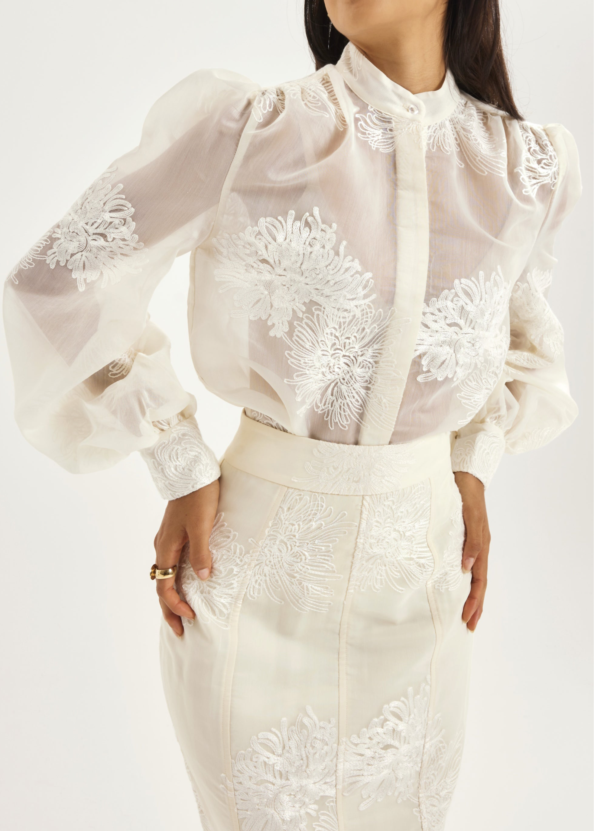 Sophia Brodert Bluse | French Vanilla