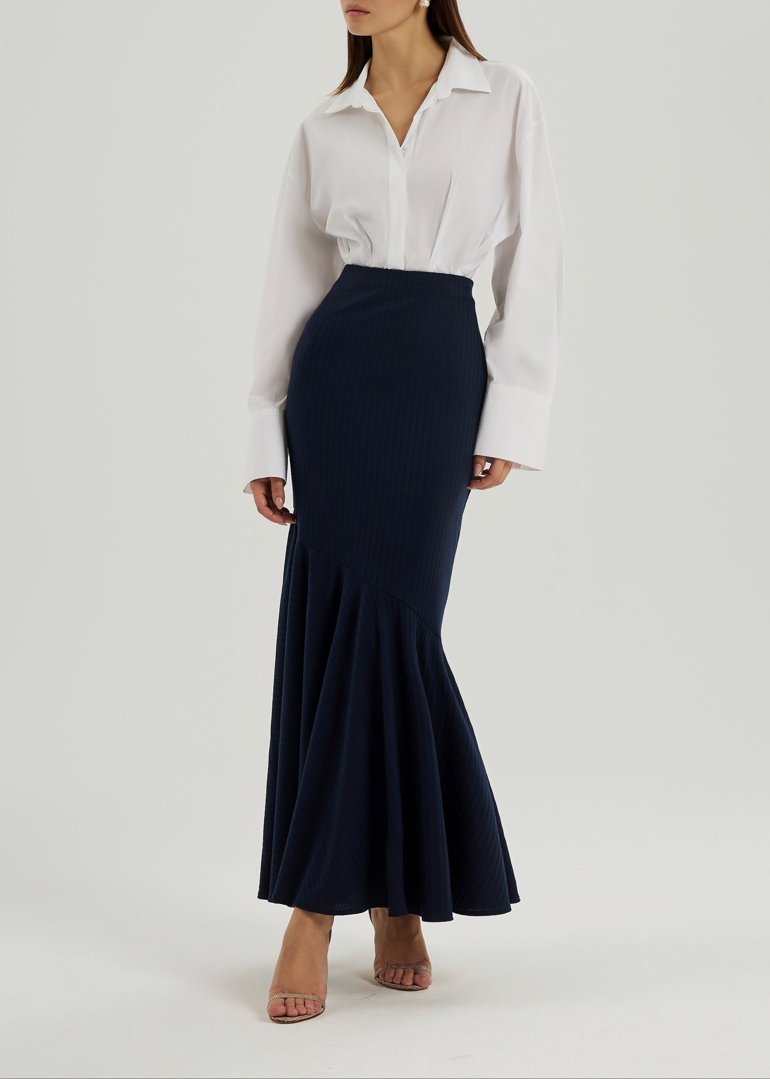 Nanushka Elevate Bodysuit Shirt | White