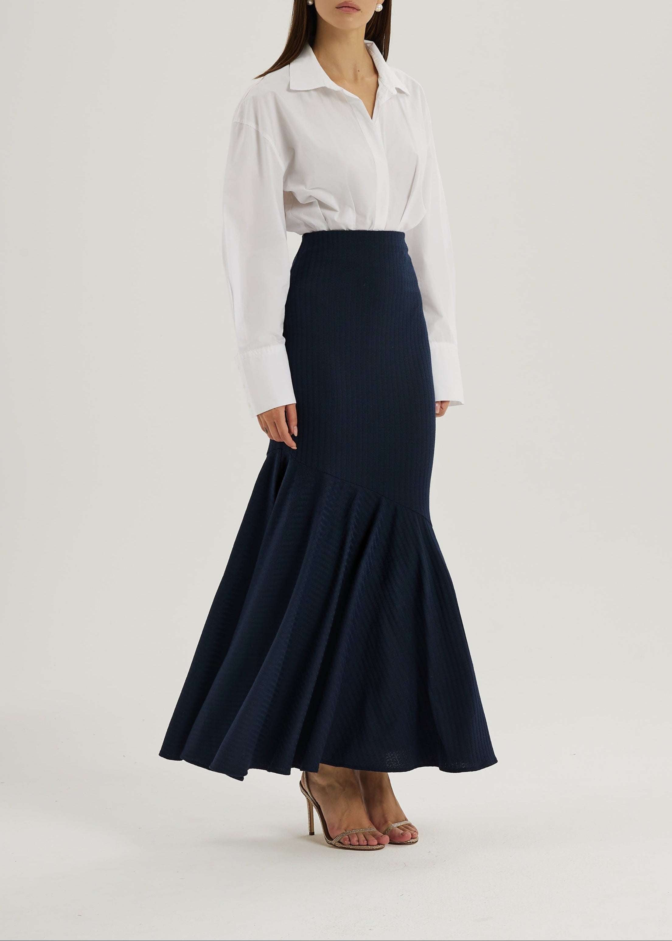 Nanushka Elevate Bodysuit Shirt | White