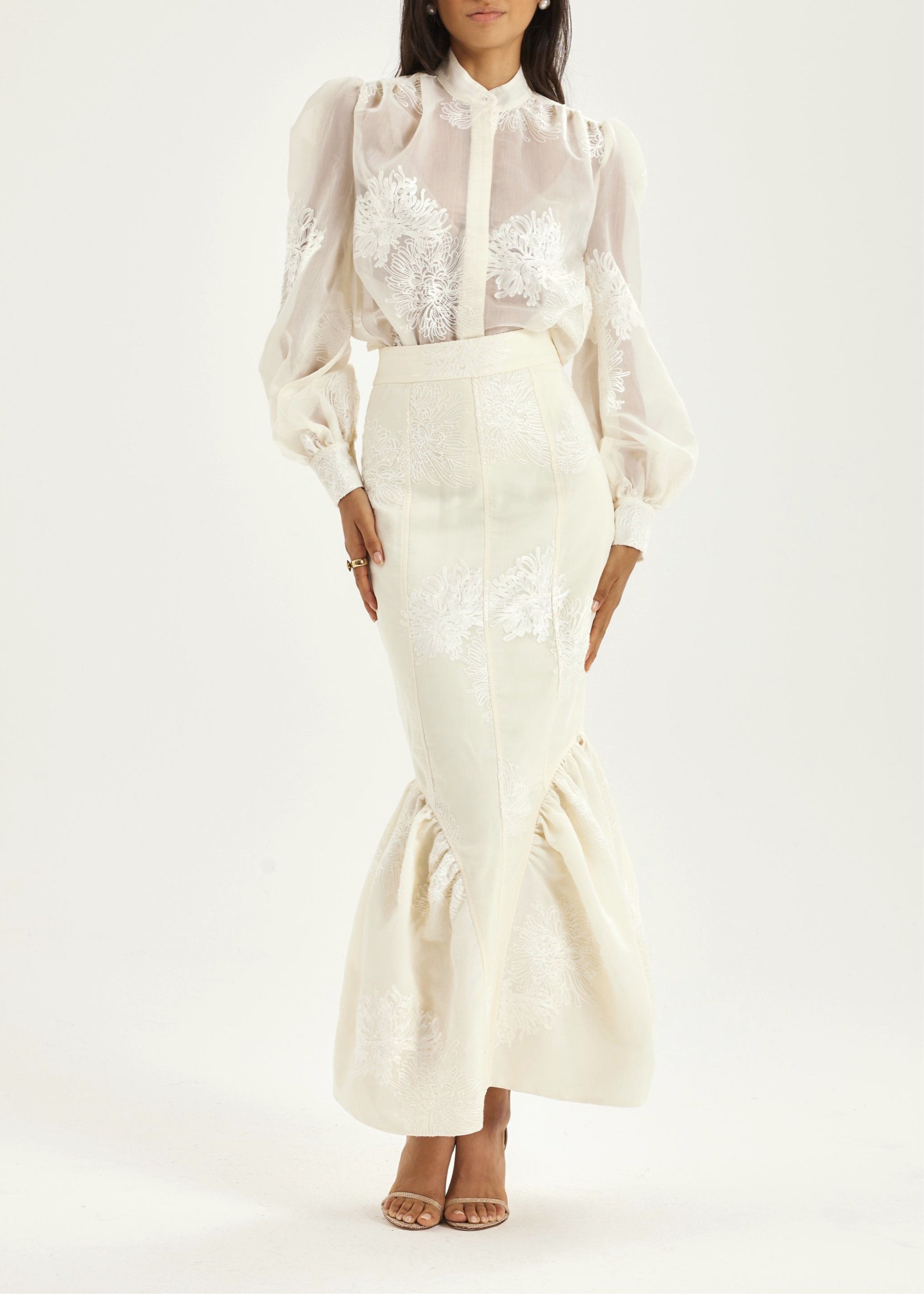 Sophia Brodert Bluse | French Vanilla