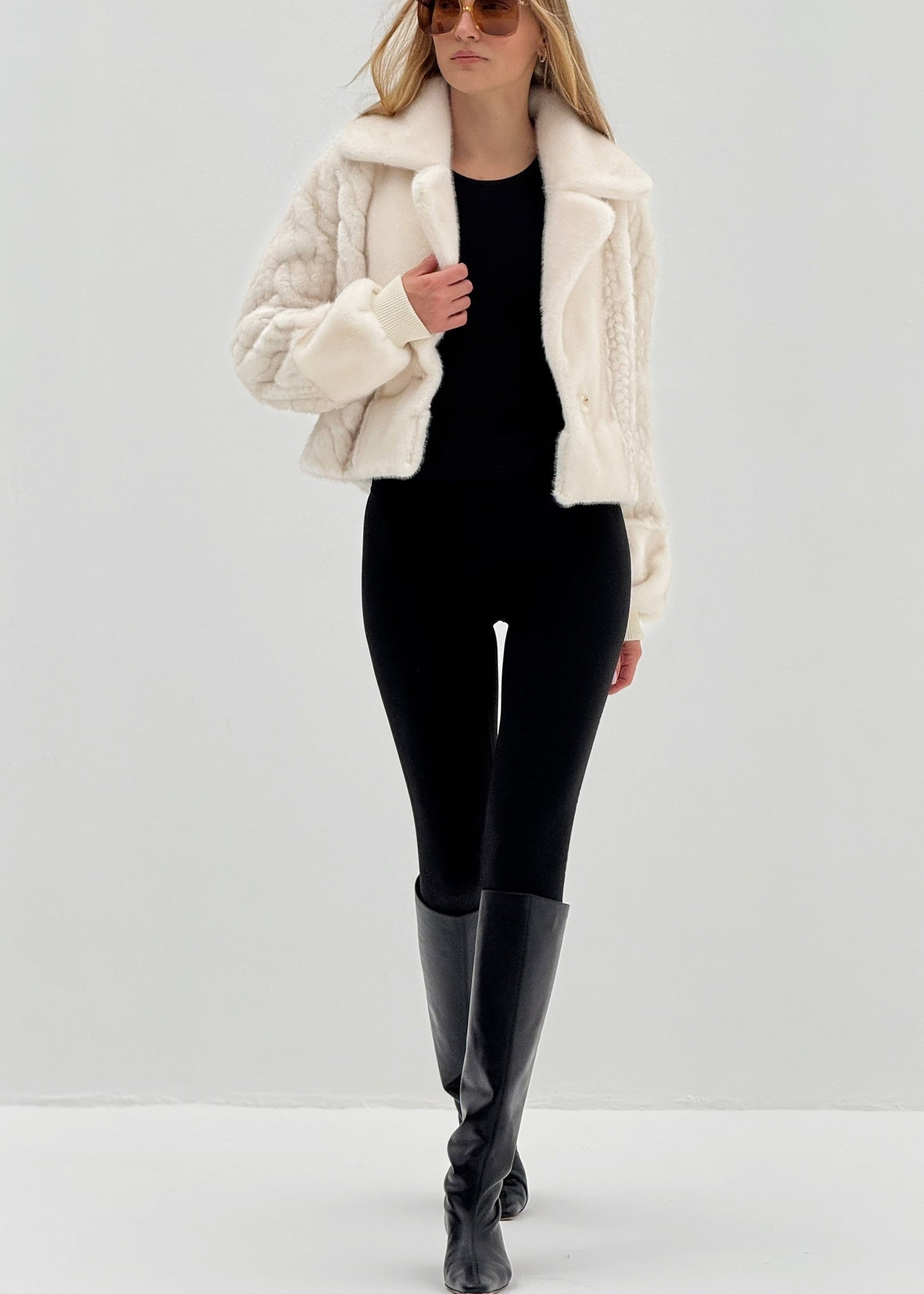 Belgravia Luksus Pelsjakke | Vinter Latte