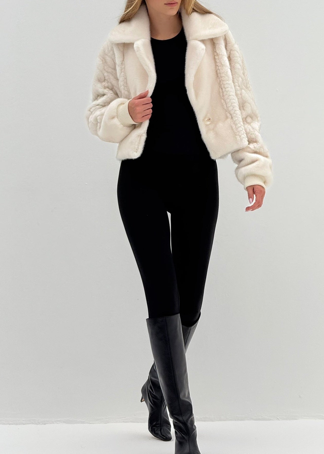 Belgravia Luksus Pelsjakke | Vinter Latte