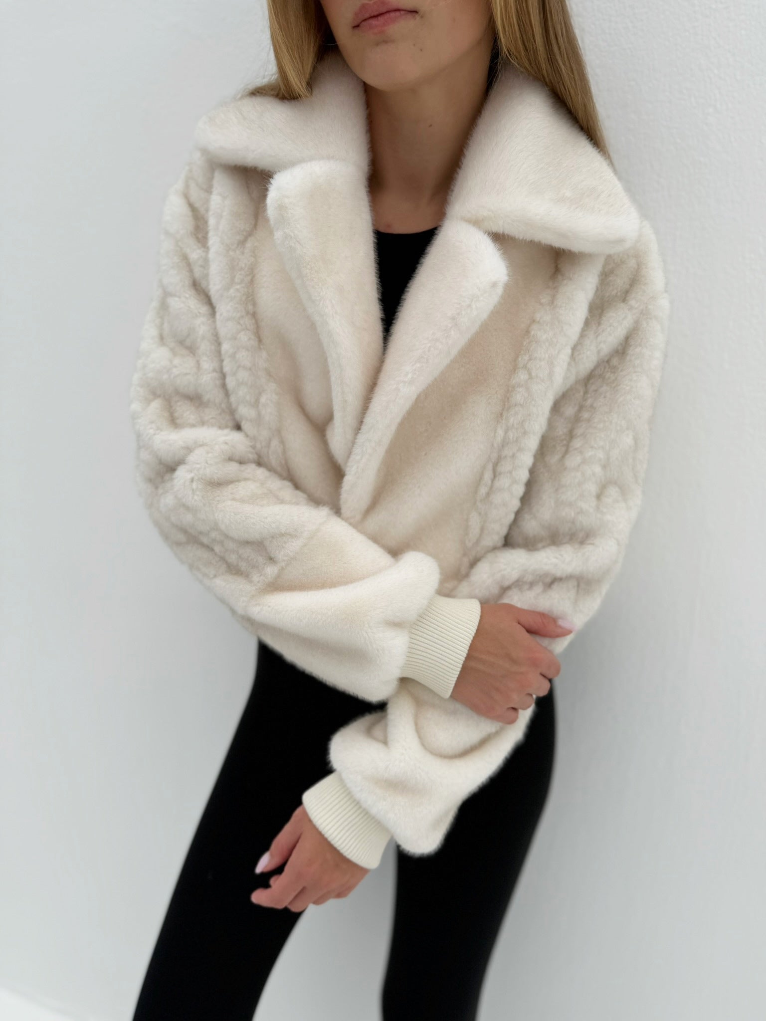 Belgravia Luksus Pelsjakke | Vinter Latte