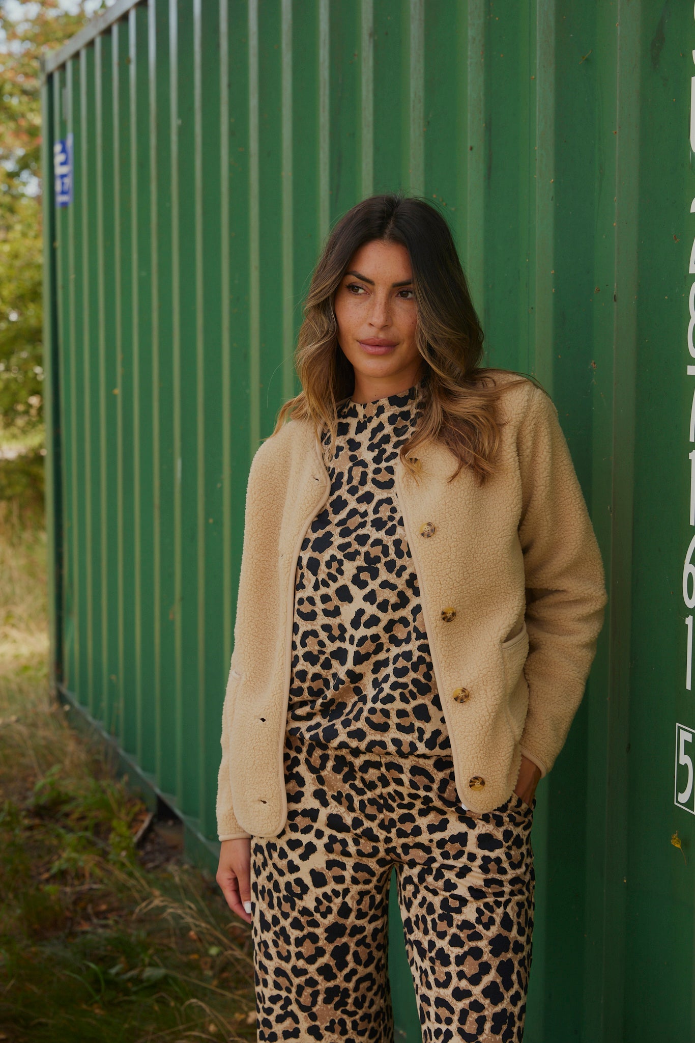 Ada Teddy Jacket | Sand | Jakke fra French Laundry