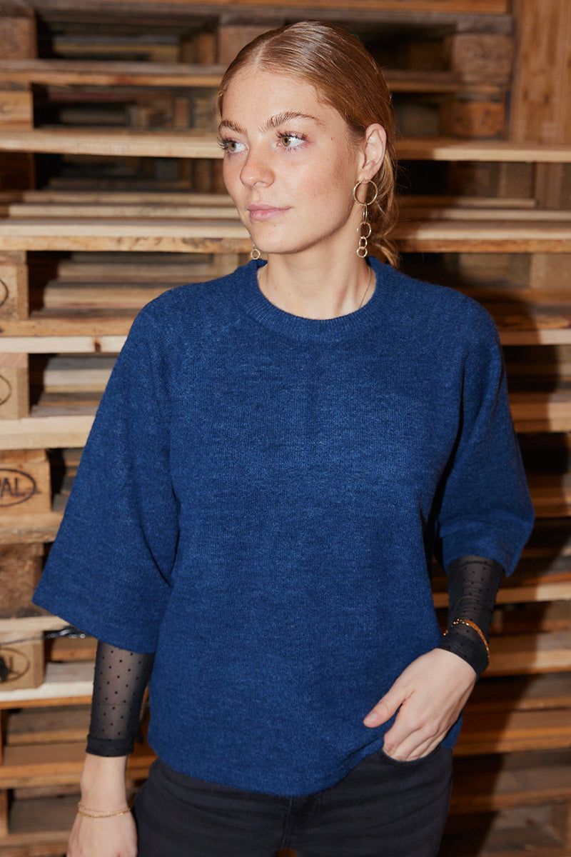 Alice Knit | Navy | Strik fra Statebird