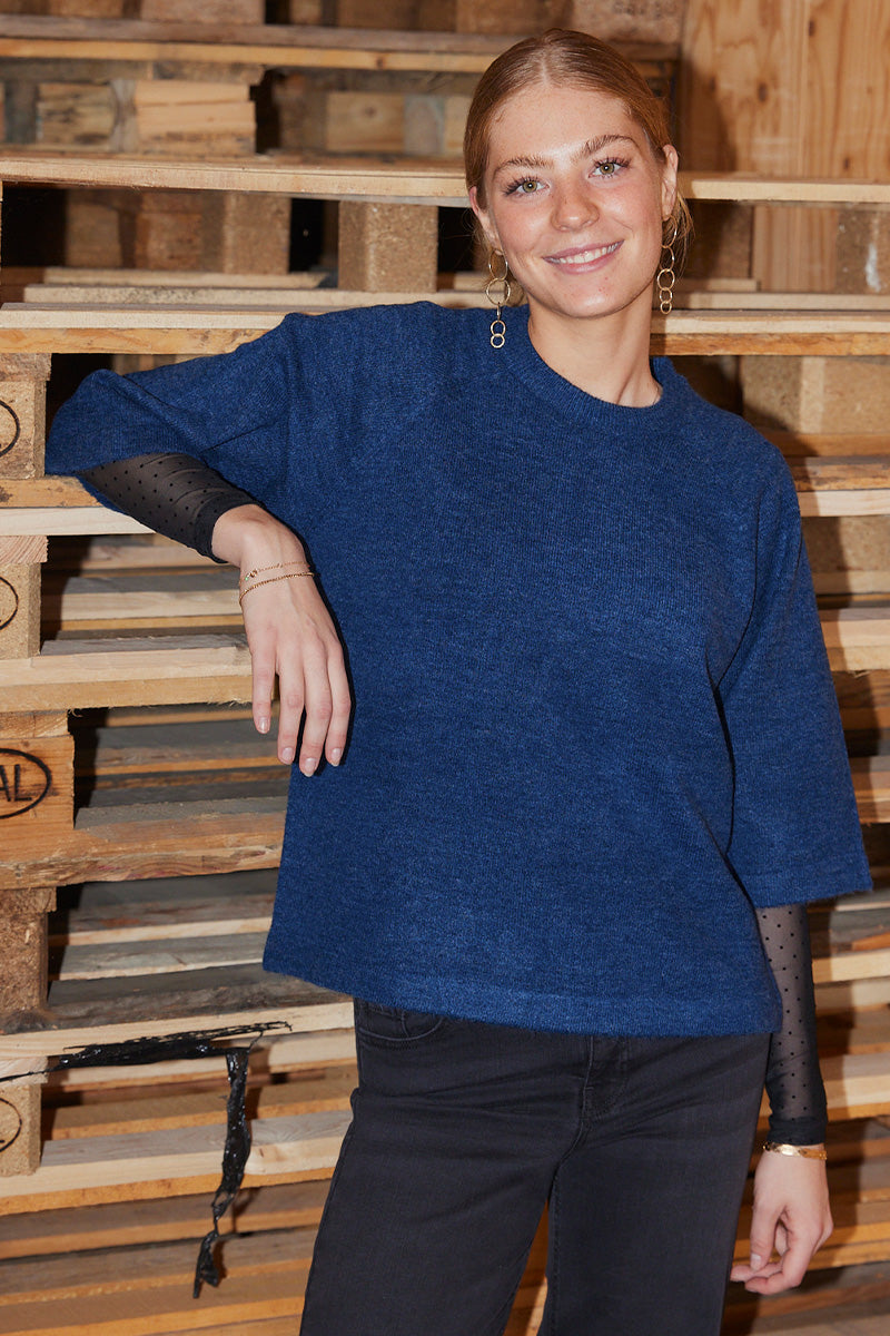 Alice Knit | Navy | Strik fra Statebird