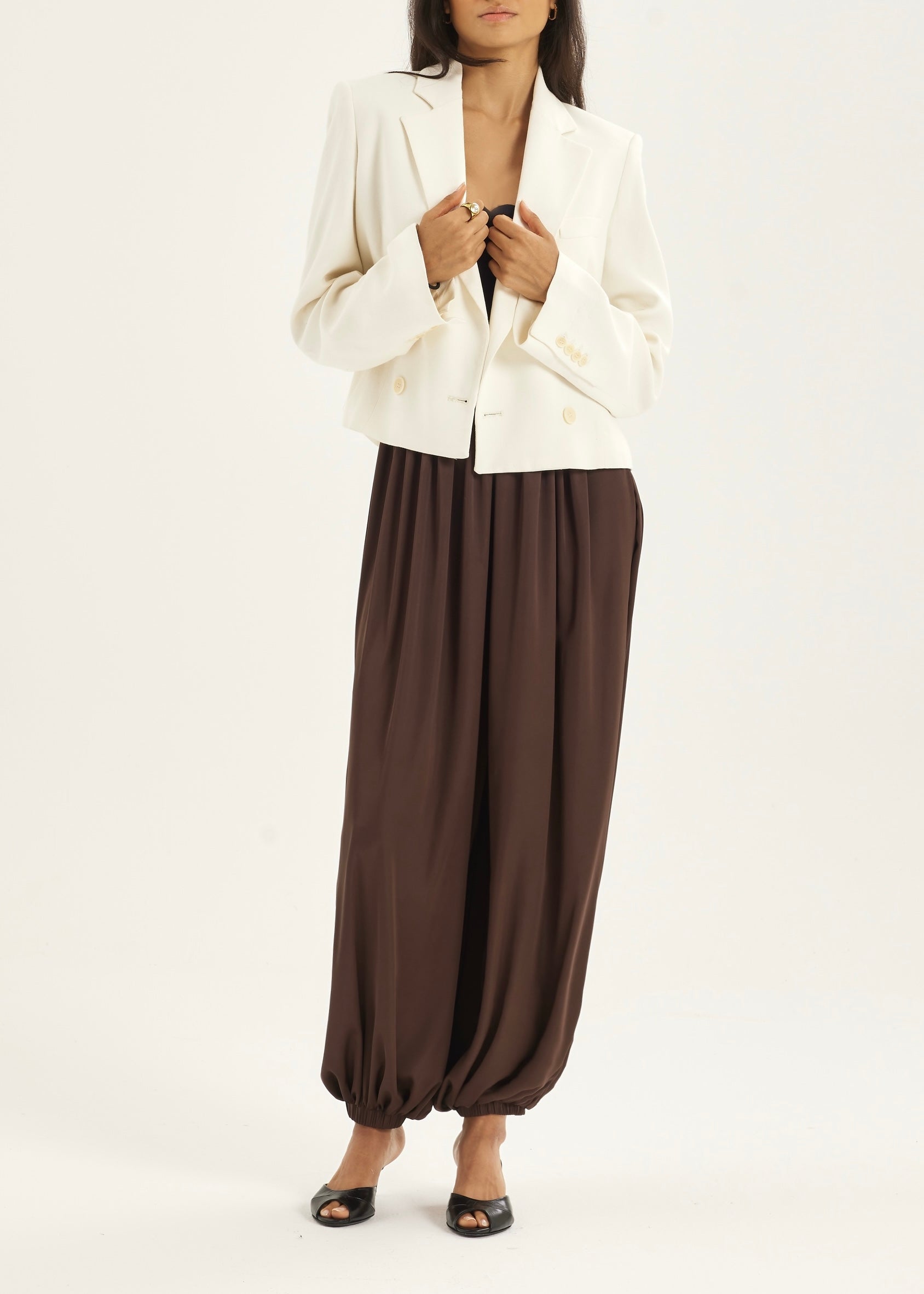 Nikola Everyday Elevate Blazer Jacket | Ivory White