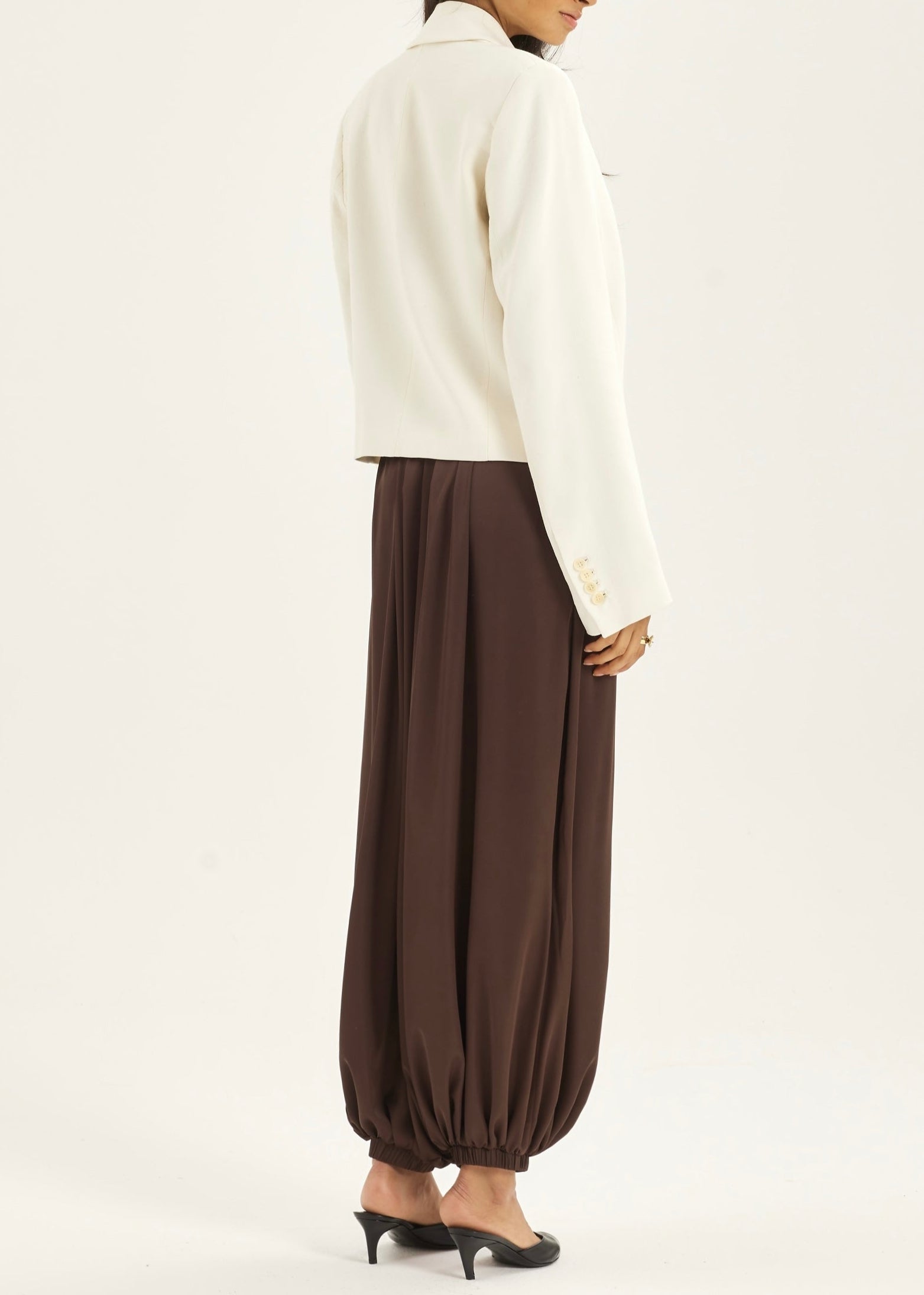 Nikola Everyday Elevate Blazer Jacket | Ivory White