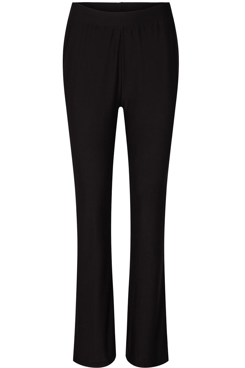 Alma Flaired Pants | Sort | Bukser med vide ben fra Liberté Essentiel