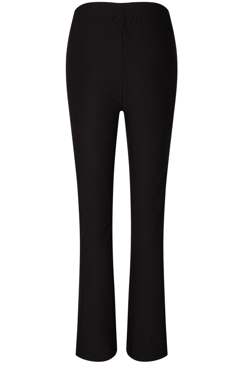 Alma Flaired Pants | Sort | Bukser med vide ben fra Liberté Essentiel