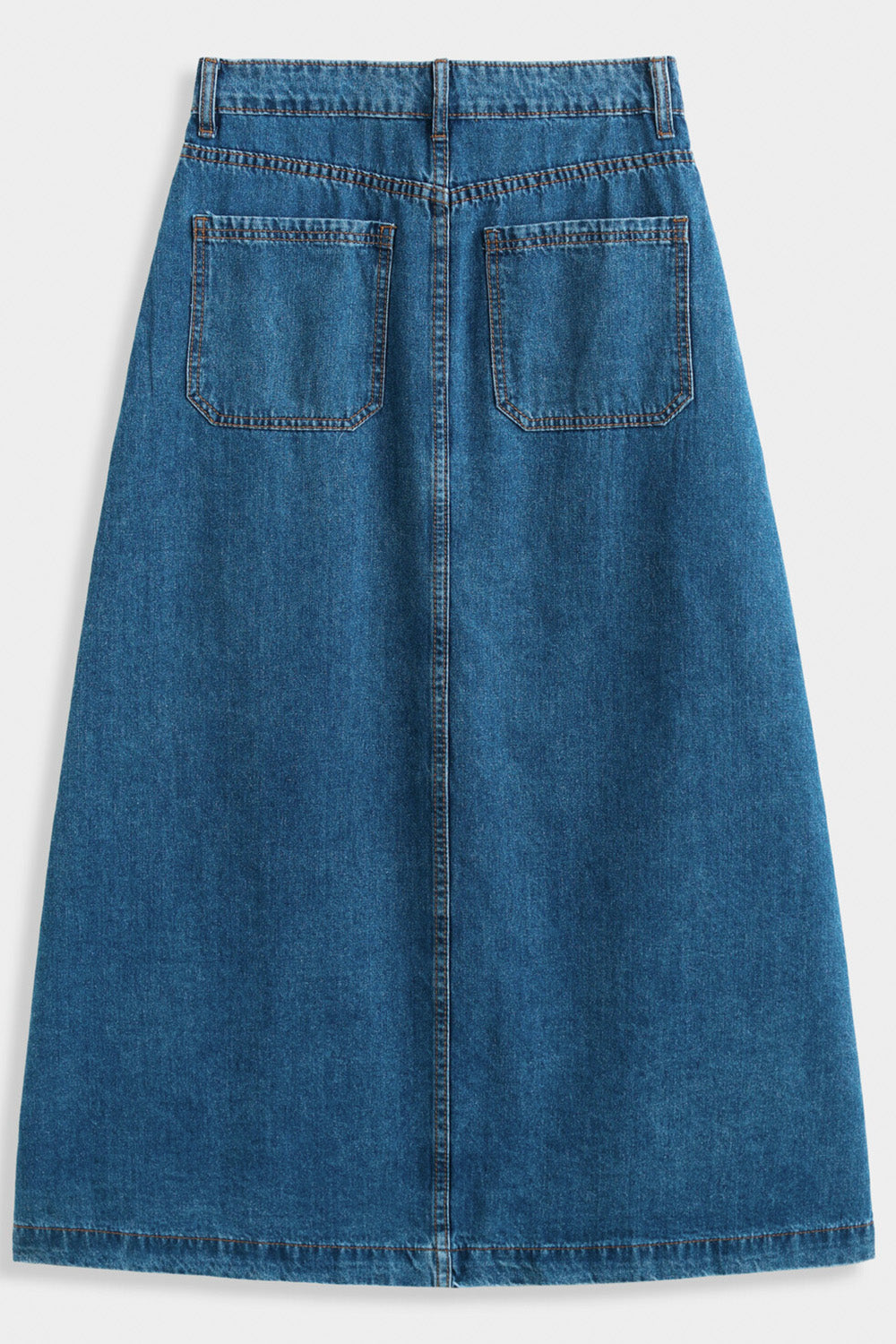 Adele Button Skirt | Blå | Nederdel fra Statebird