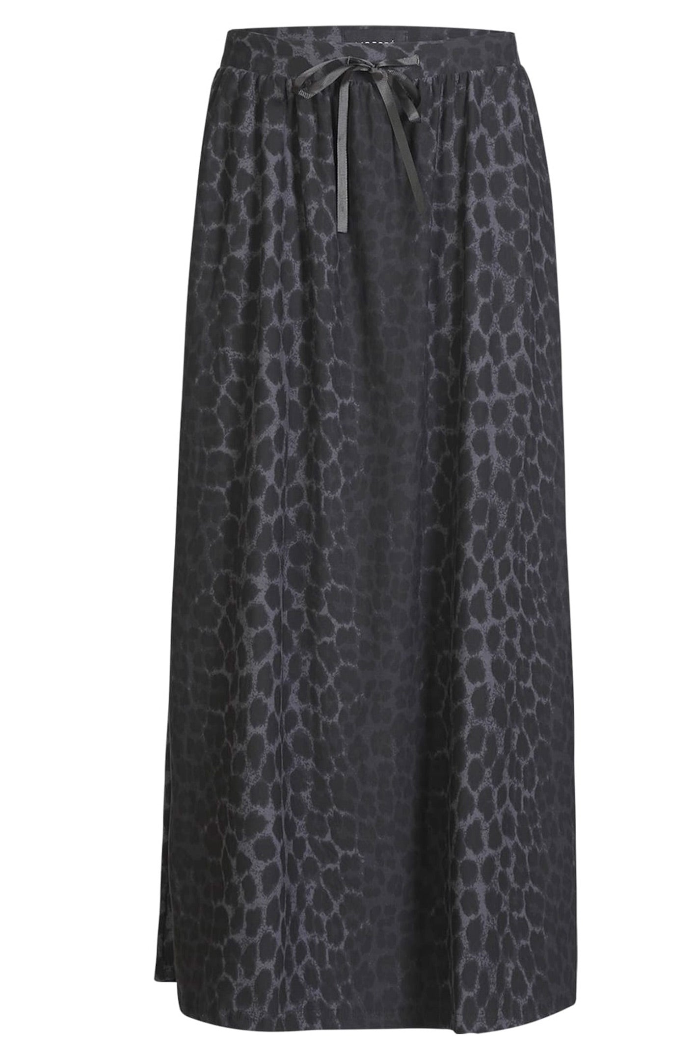 Alma Loose Skirt | Dark Grey Leo | Nederdel fra Liberté