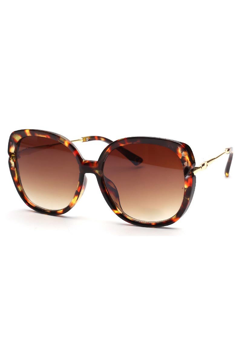 Alia Sunny Shades | Dark brown | Solbriller fra By Timm