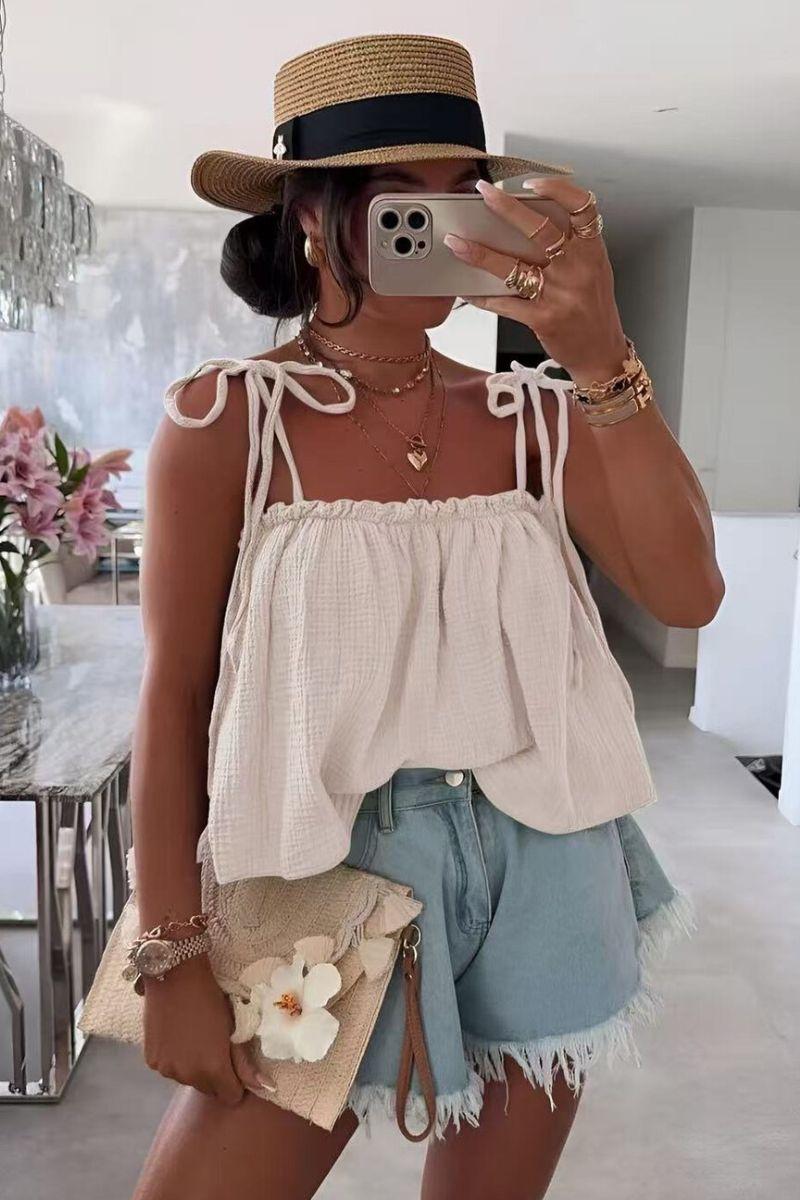 Air Top 5049 | Beige | Top fra Avery