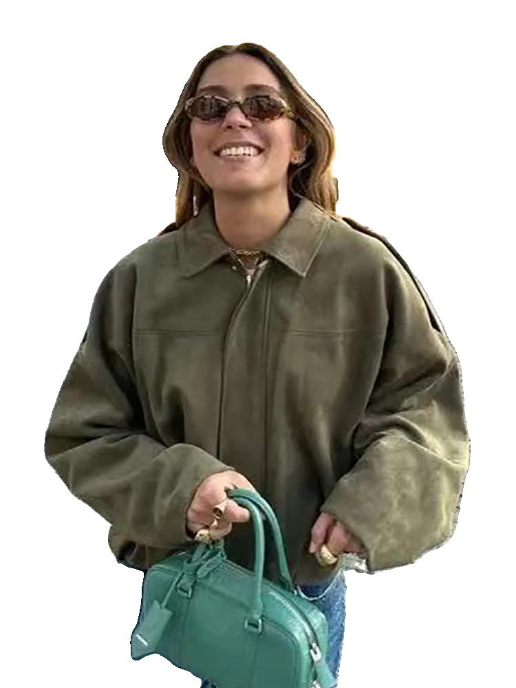 Lieke | bomberjakke dame vintage stil – trendy streetwear motejakke