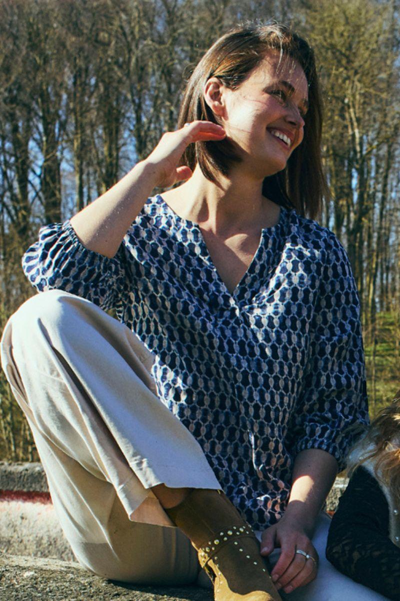 Adney Blouse 206671 | Salute W. Moonbeam | Bluse fra Freequent