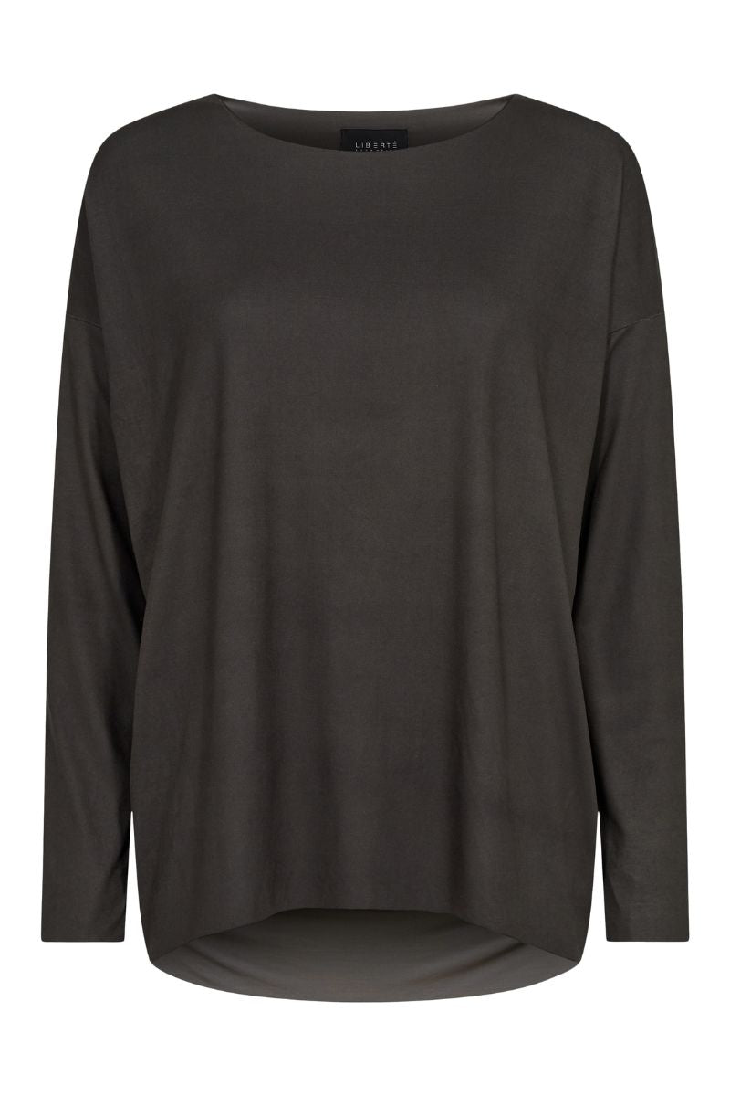 Alma Ls Top | Dark Army | Bluse fra Liberté