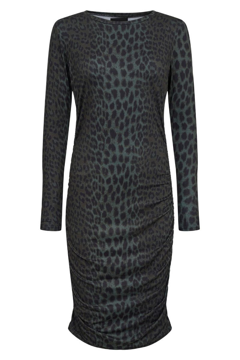 Alma Long Dress | Dark Army Leo | Kjole fra Liberté