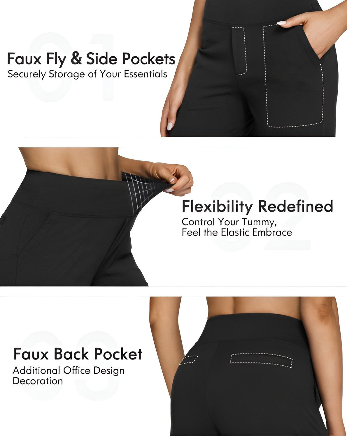 Aveline Høytlivsbukse – Kort og Elegant Snitt