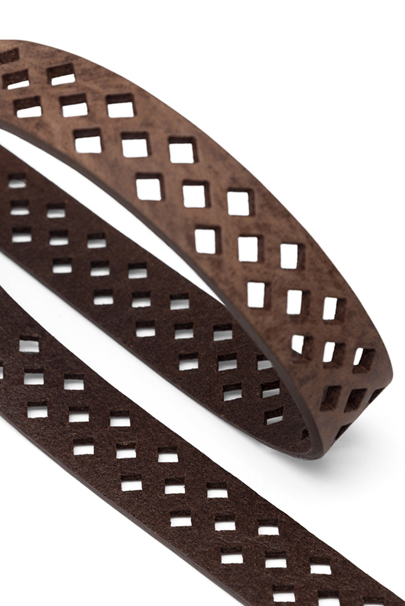 15836 Narrow belt | Brown | Bælte fra Depeche