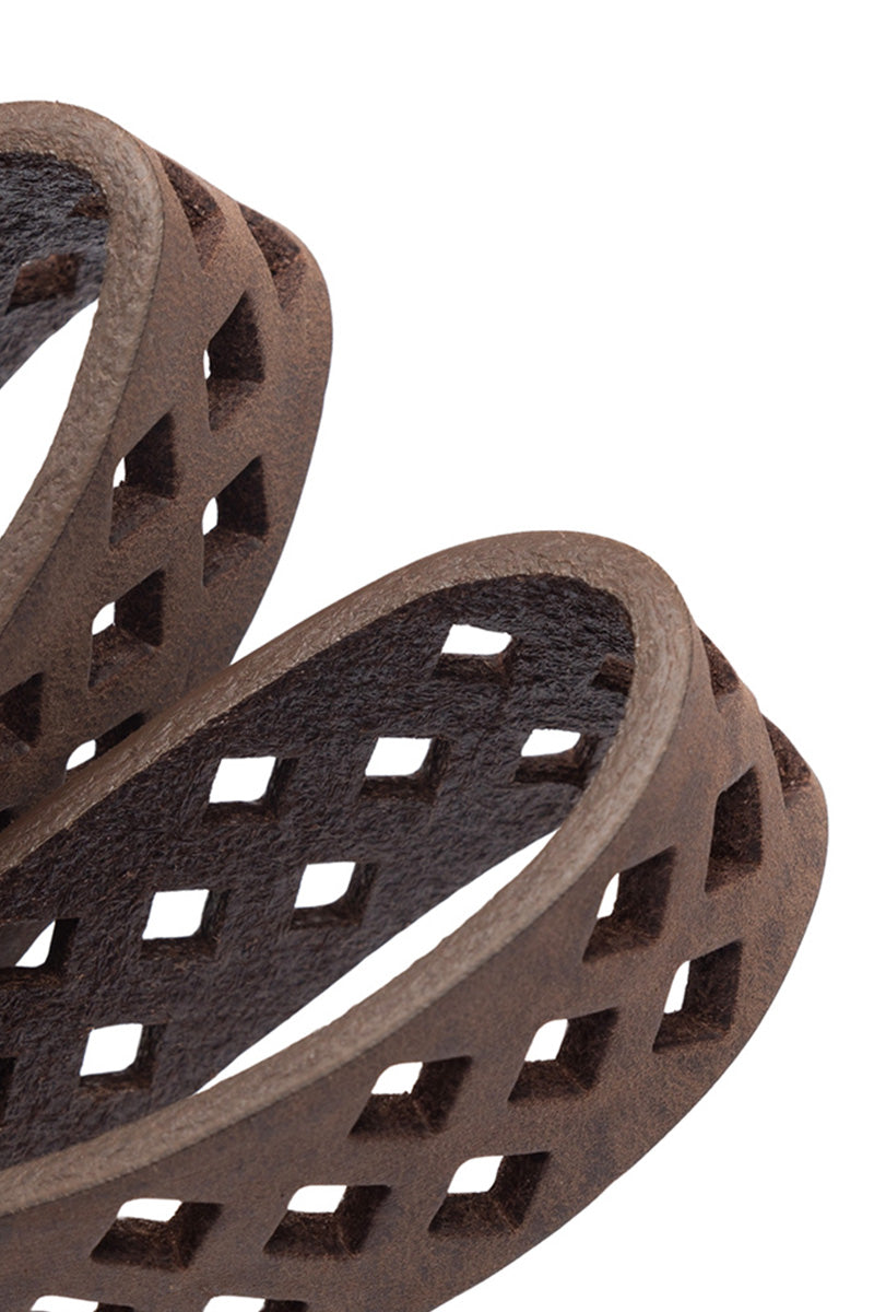 15836 Narrow belt | Brown | Bælte fra Depeche