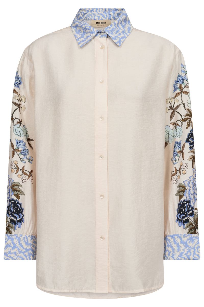 Abila Saku Shirt  | Ecru | Skjorte fra Mos Mosh