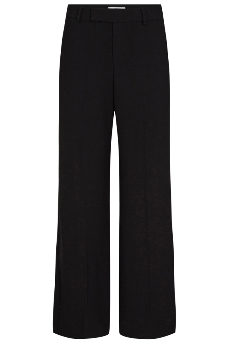 Alexa Slit Pant | Black | Bukser fra Co'couture