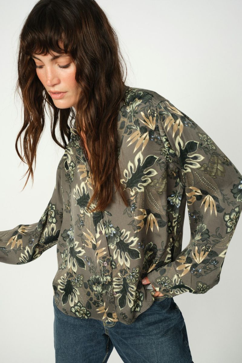 Abina Floro Shirt | Urban Chic | Skjorte fra Mos Mosh