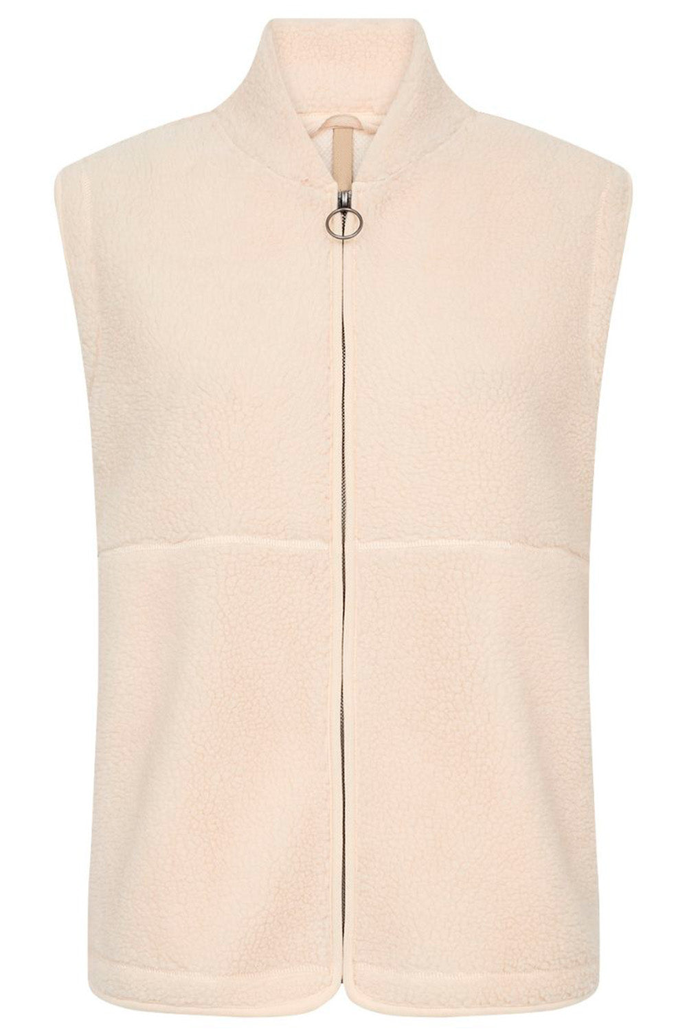 Ada Waistcoat | Creme | Teddy vest fra French Laundry