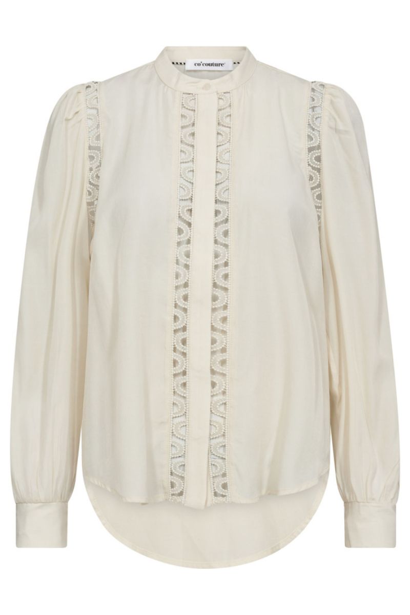 Aila Lace Shirt 35867 | Off white | Bluse fra Co'couture