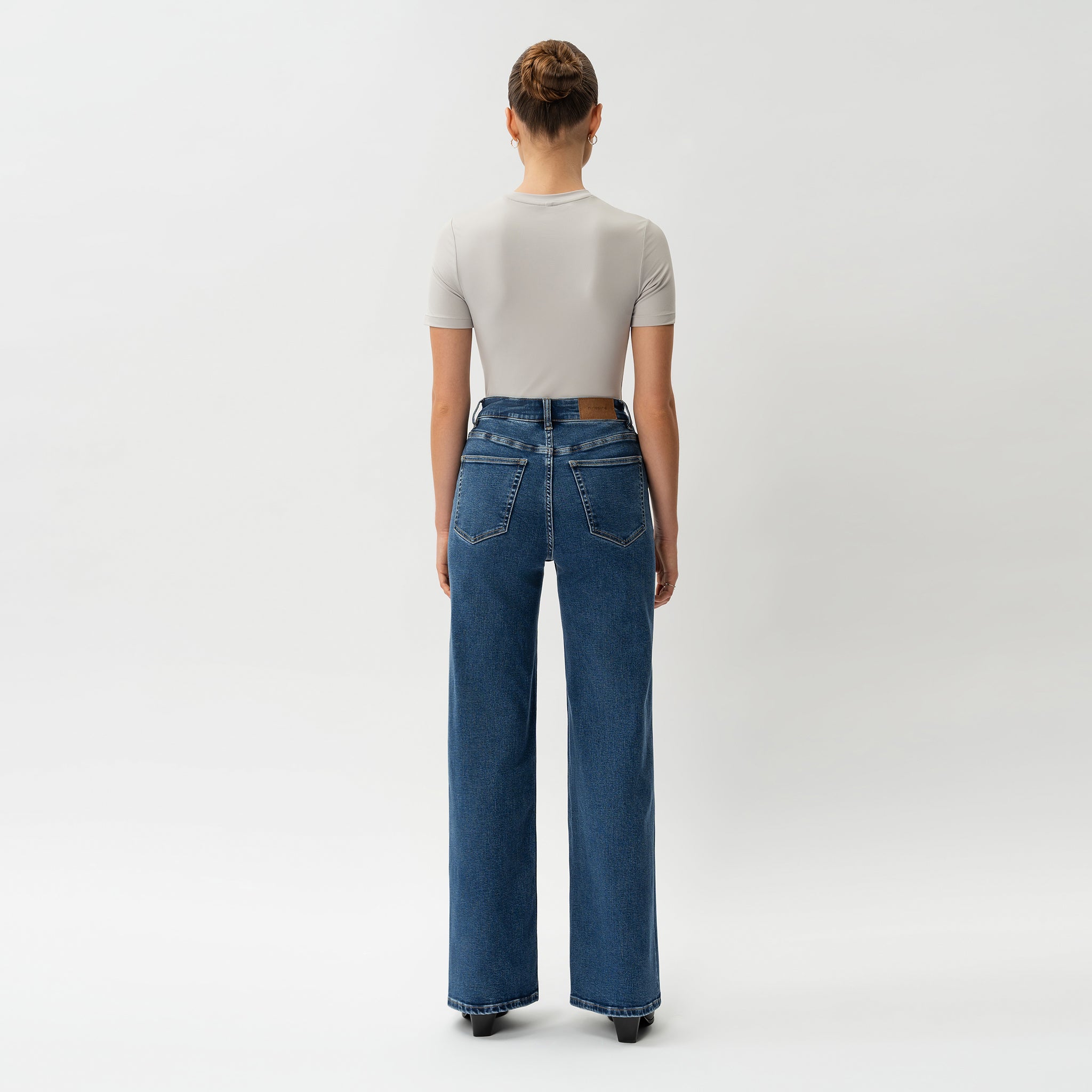 Avslappet comfortdenim jeans | oversize trendy denim for dame