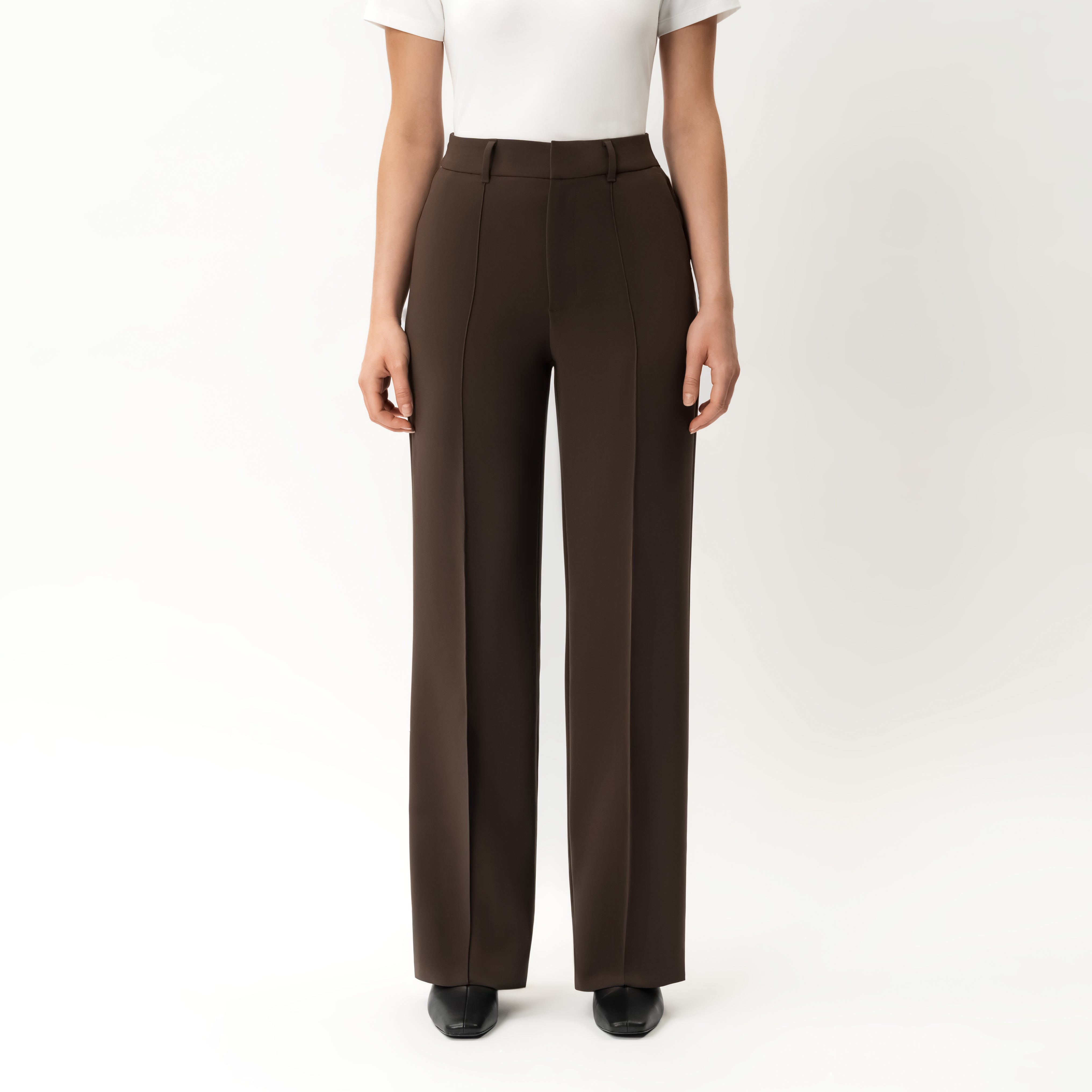 CREPE AVSLAPPET BUKSE | OVERSIZE COSY LOUNGEBUKSE TREND 2025