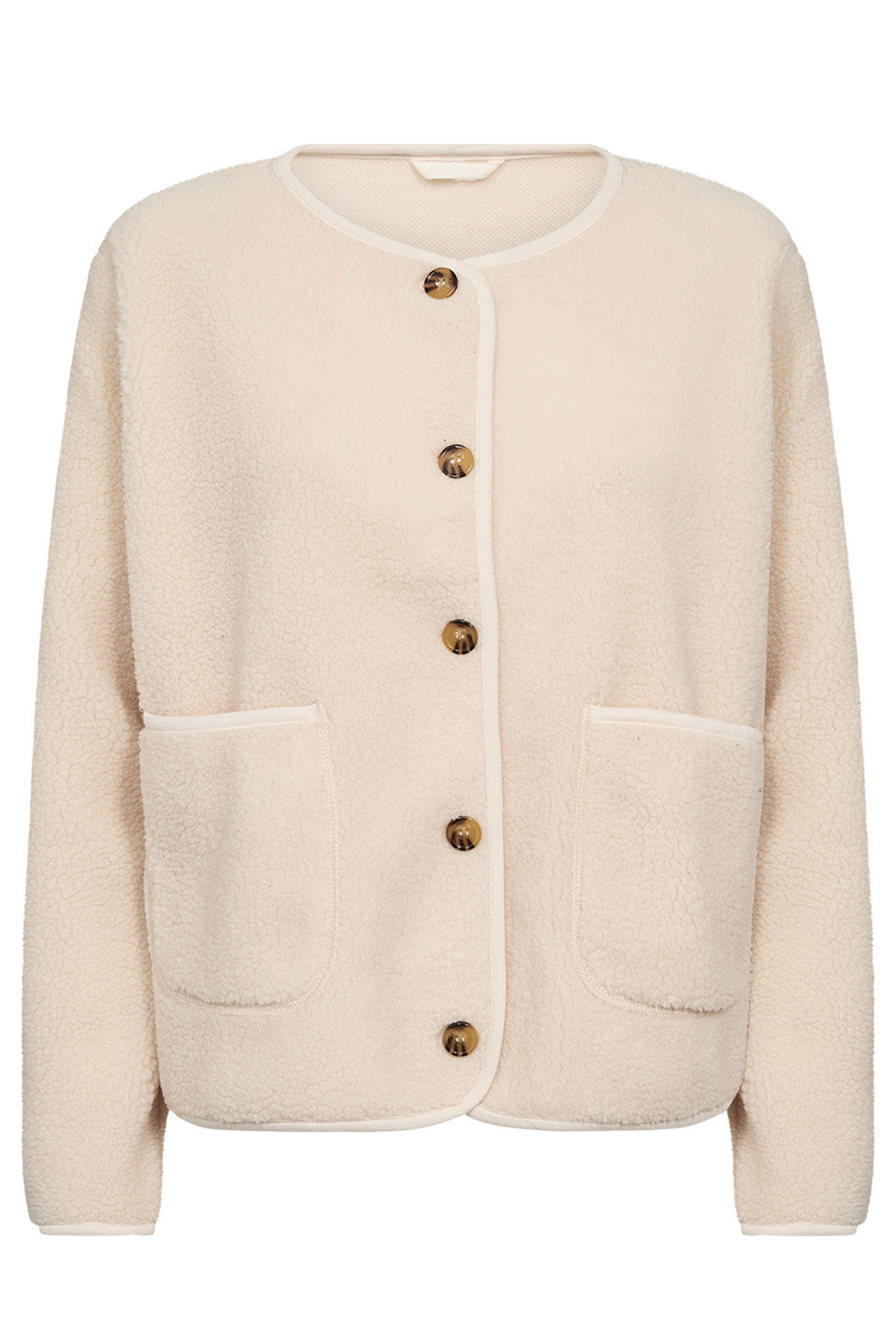 Ada Teddy Jacket | Creme | Jakke fra French Laundry