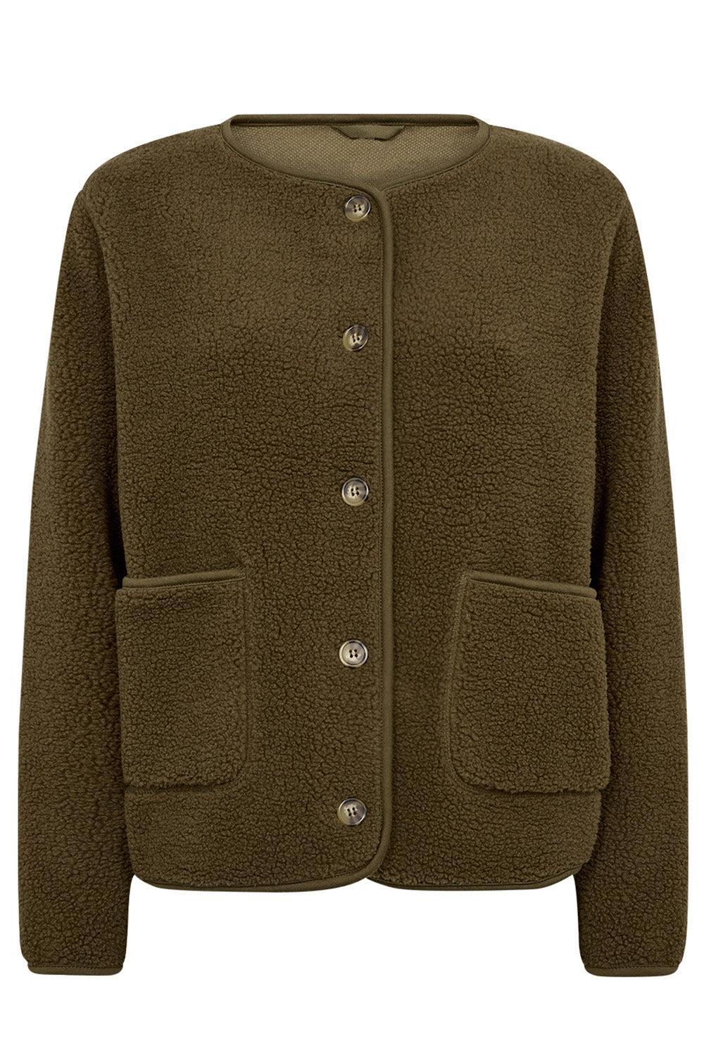 Ada Teddy Jacket | Army | Jakke fra French Laundry