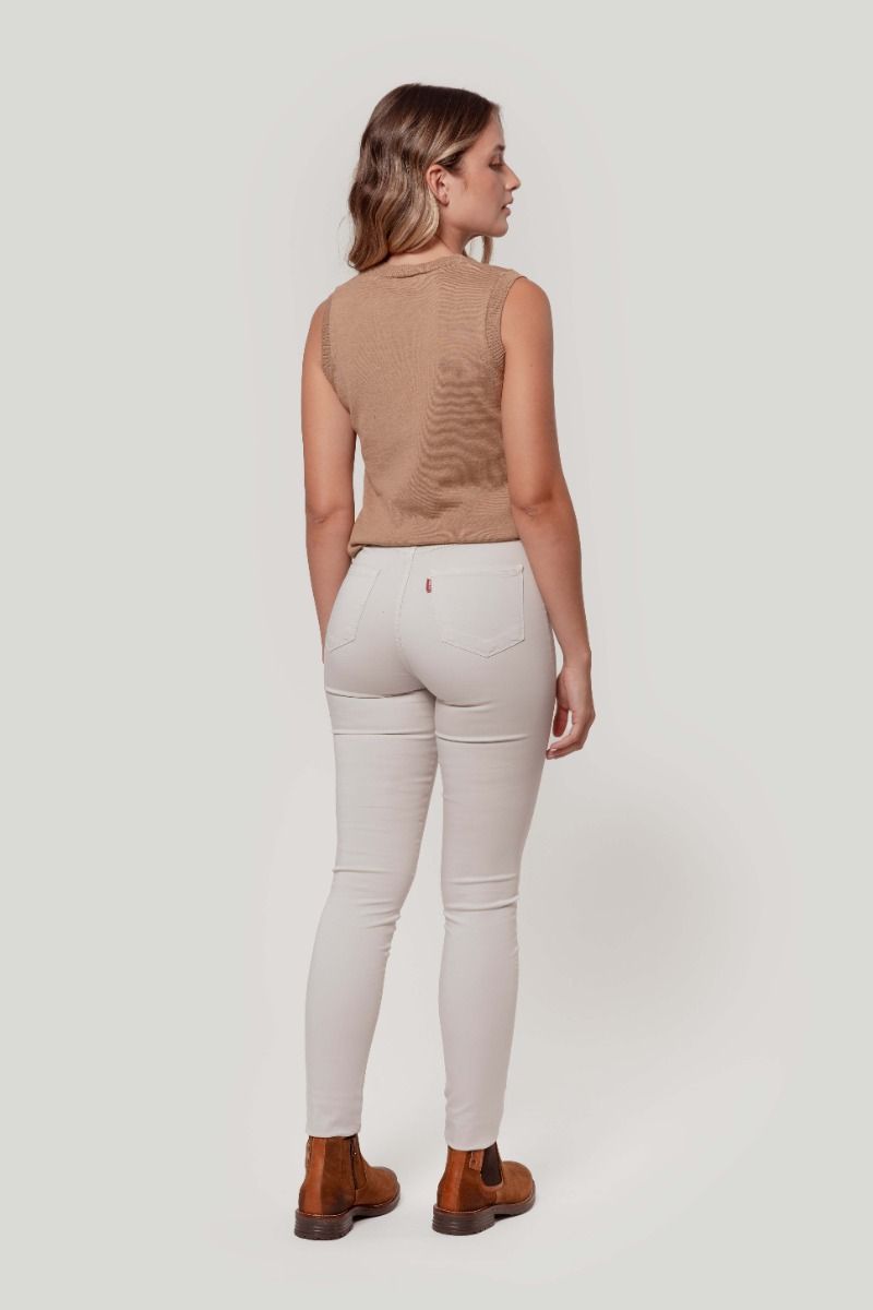 HØY MIDJEBUKSE – BEIGE | TRENDY CHIC HØYMIJE LOUNGEBUKSE