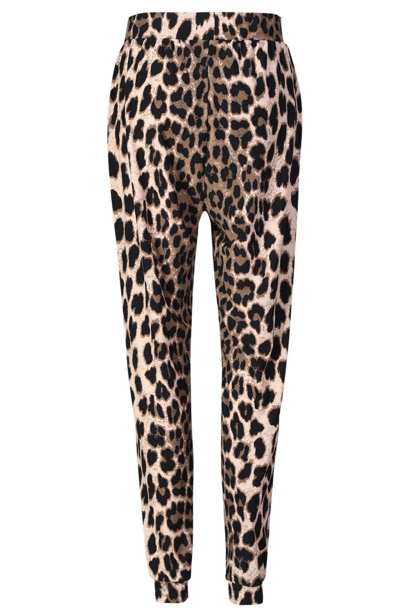 Alma Pants | Big Lux Leo Fossil | Bukser fra Liberté