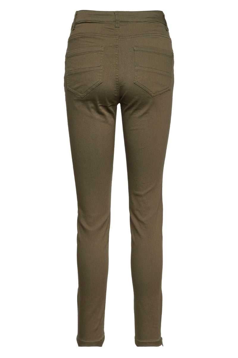 Aida Pa 7/8 | Dusty Olive | Bukser fra Freequent