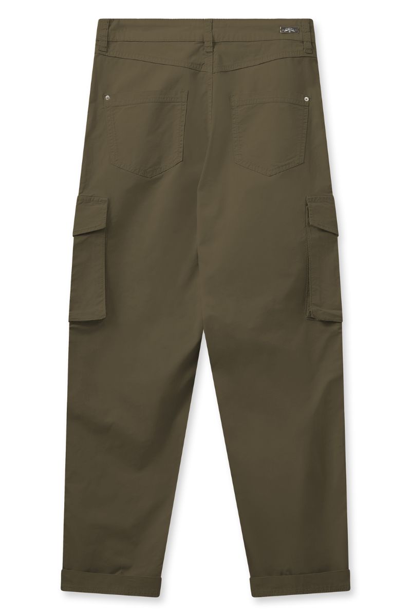 Adeline Rosita Cargo Pant | Burnt Olive | Bukser fra Mos Mosh