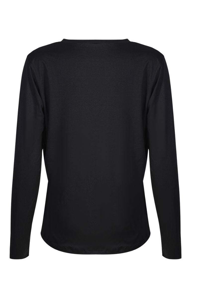 Alma Ls U Tshirt | Black | Bluse fra Liberté