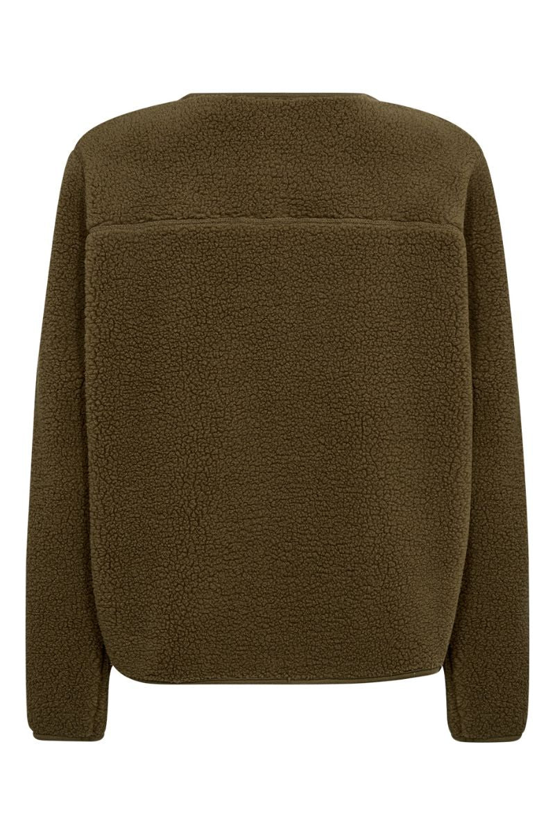Ada Teddy Jacket | Army | Jakke fra French Laundry
