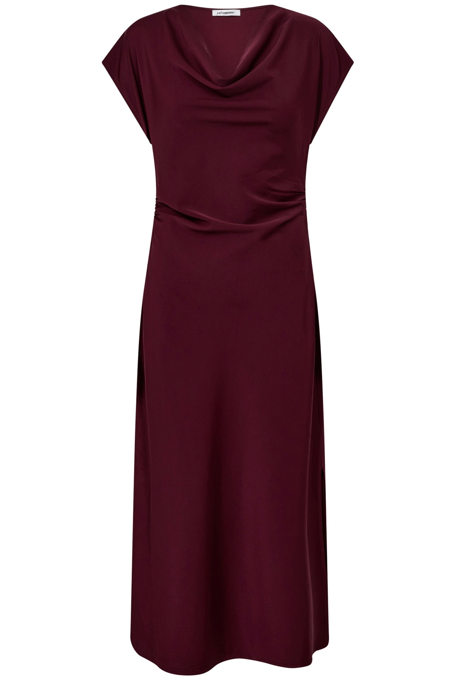 Adna Wing Dress 36449 | Burgundy | Kjole fra Co'couture