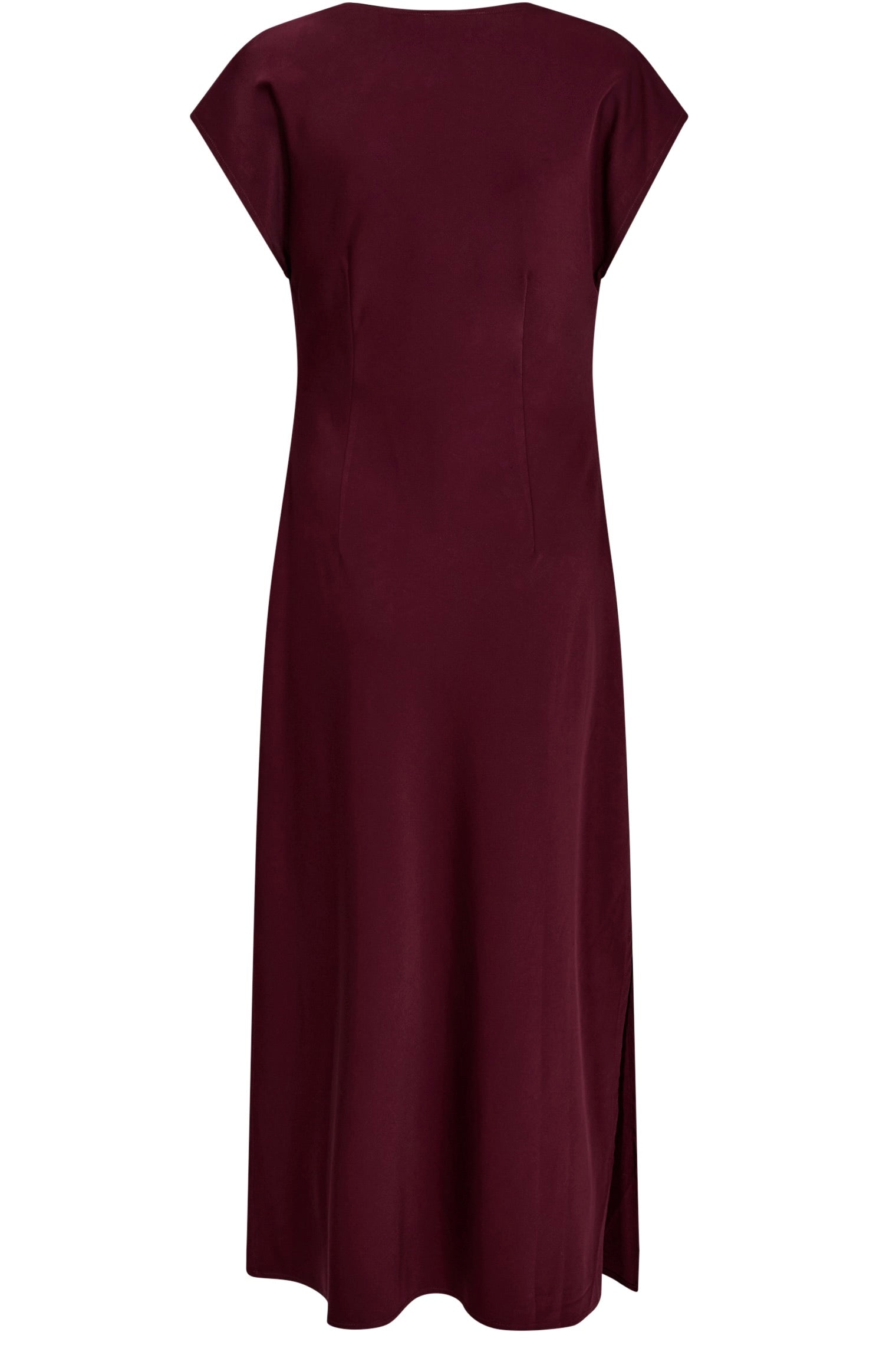 Adna Wing Dress 36449 | Burgundy | Kjole fra Co'couture
