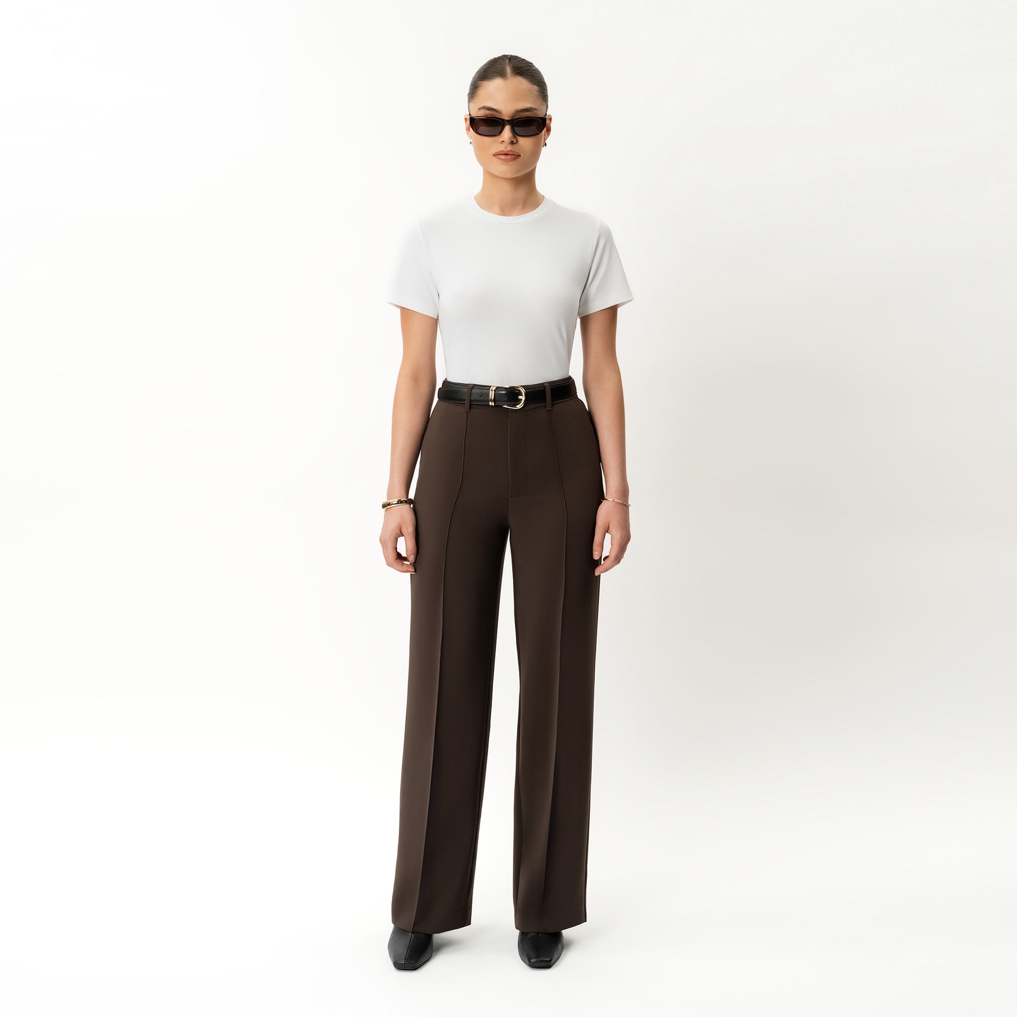 CREPE AVSLAPPET BUKSE | OVERSIZE COSY LOUNGEBUKSE TREND 2025