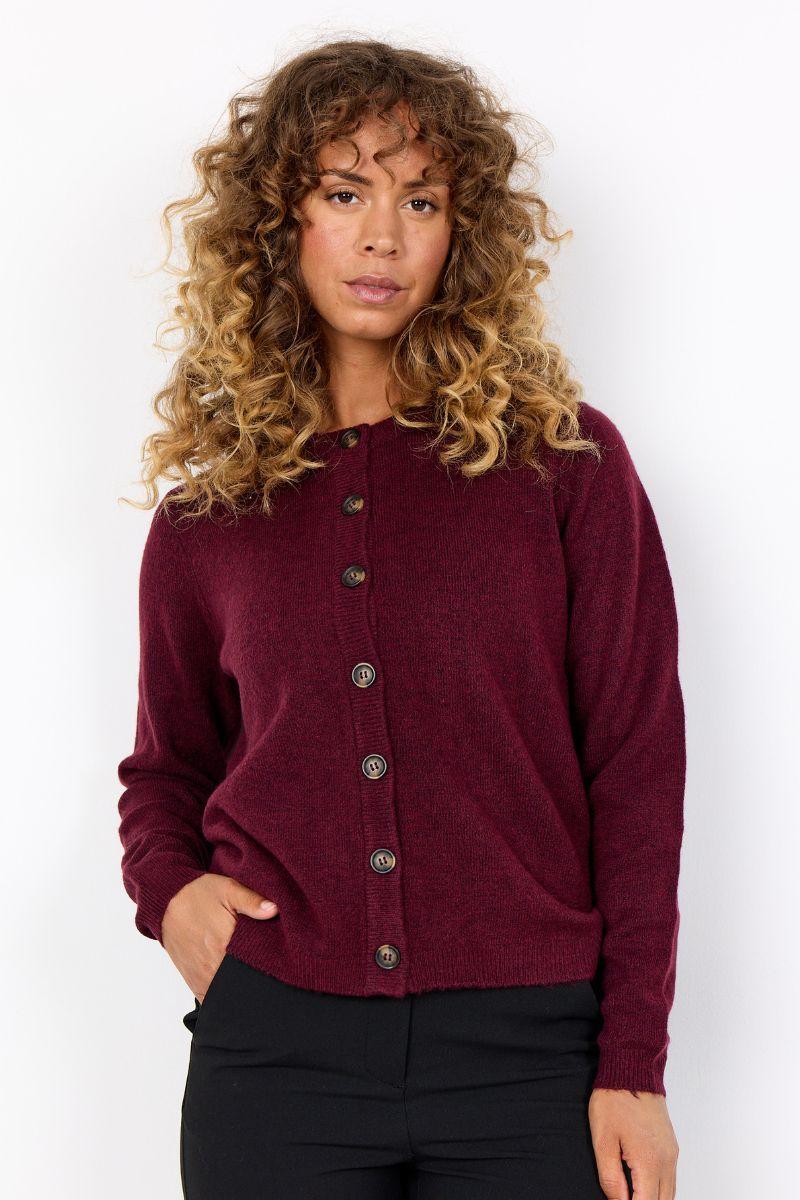 Alice Cardigan | Bordeaux | Strik fra Statebird