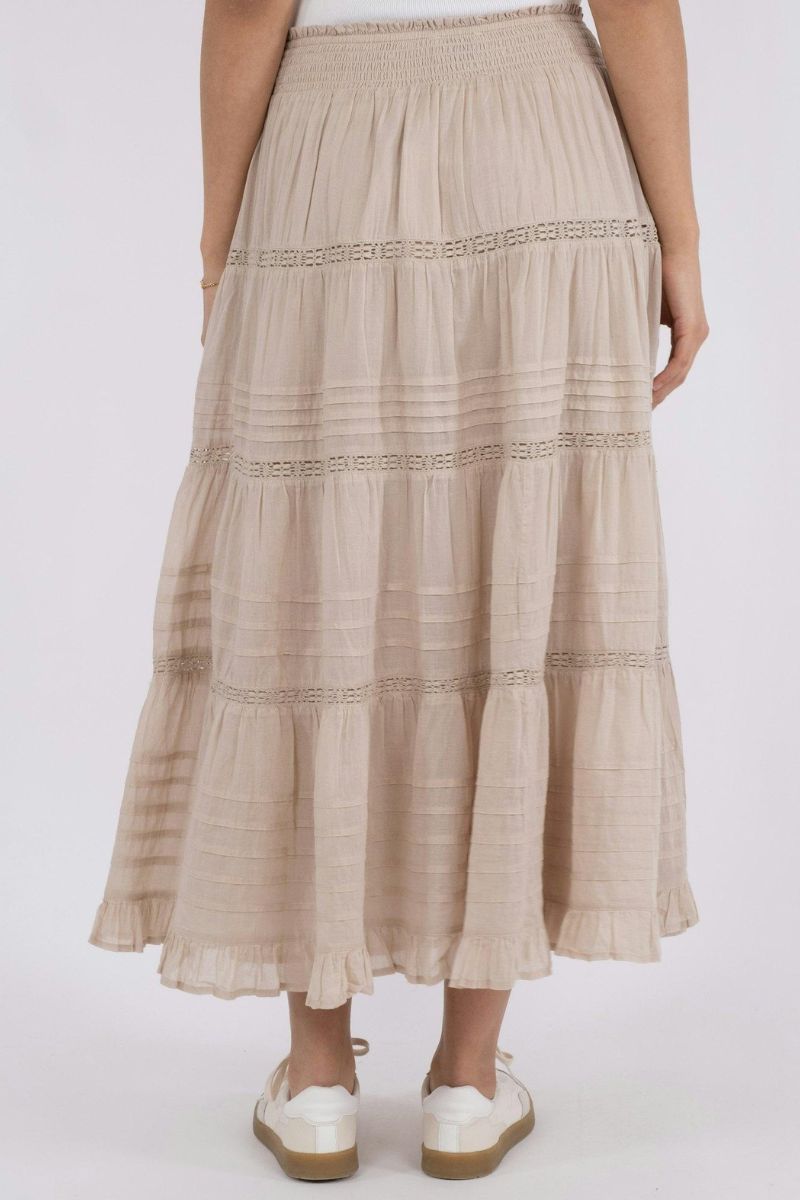 Felicia S Voile Skirt 161872 | Sand | Nederdel fra Neo Noir