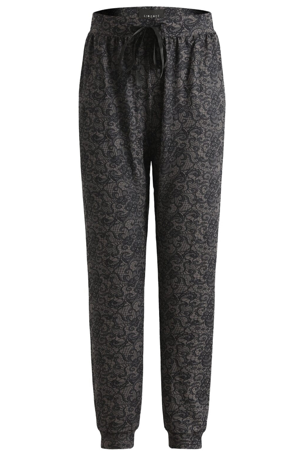 Alma Pants | Black Grey Lace | Bukser fra Liberté