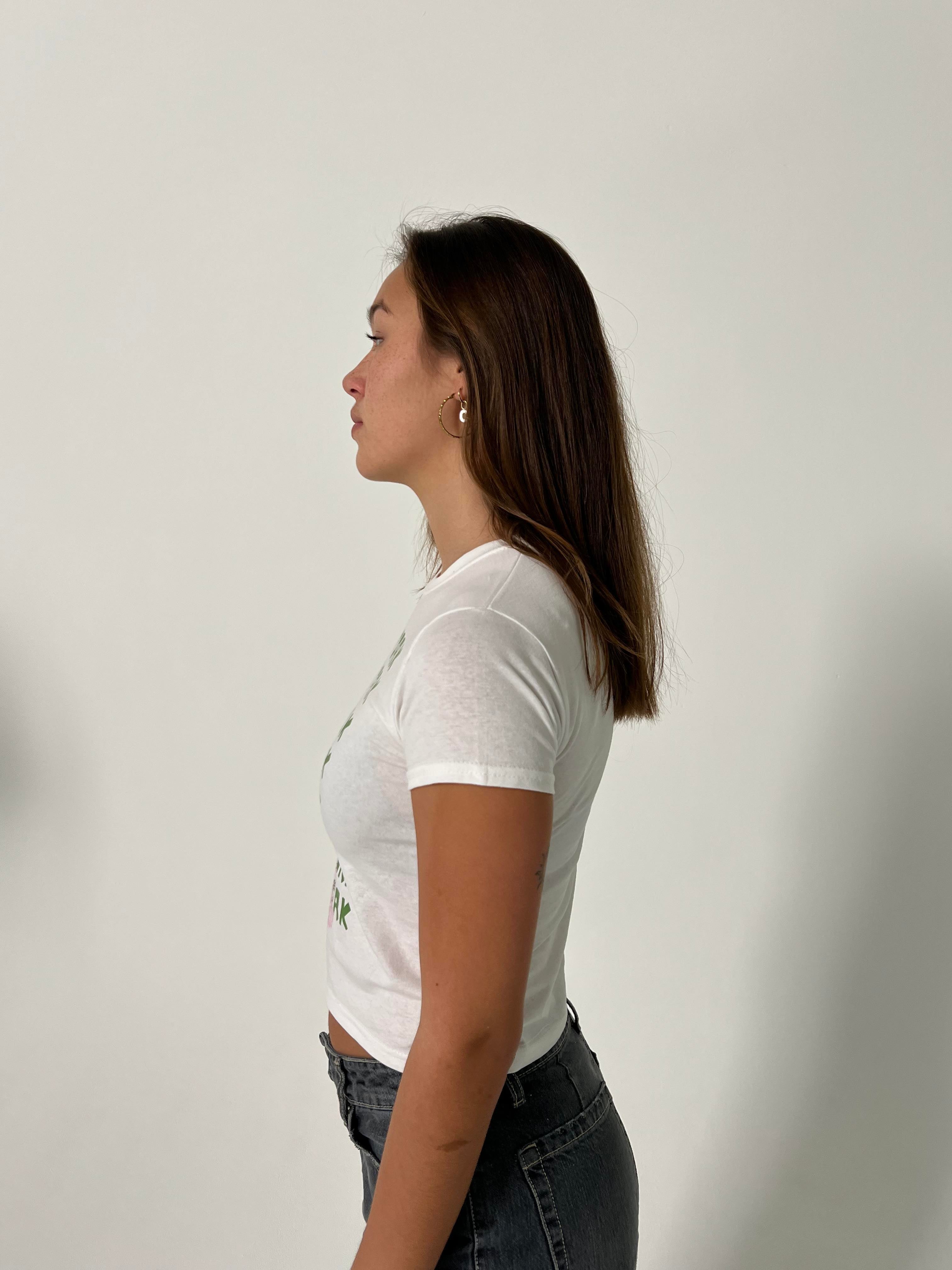 "Empire New york" baby tee - white