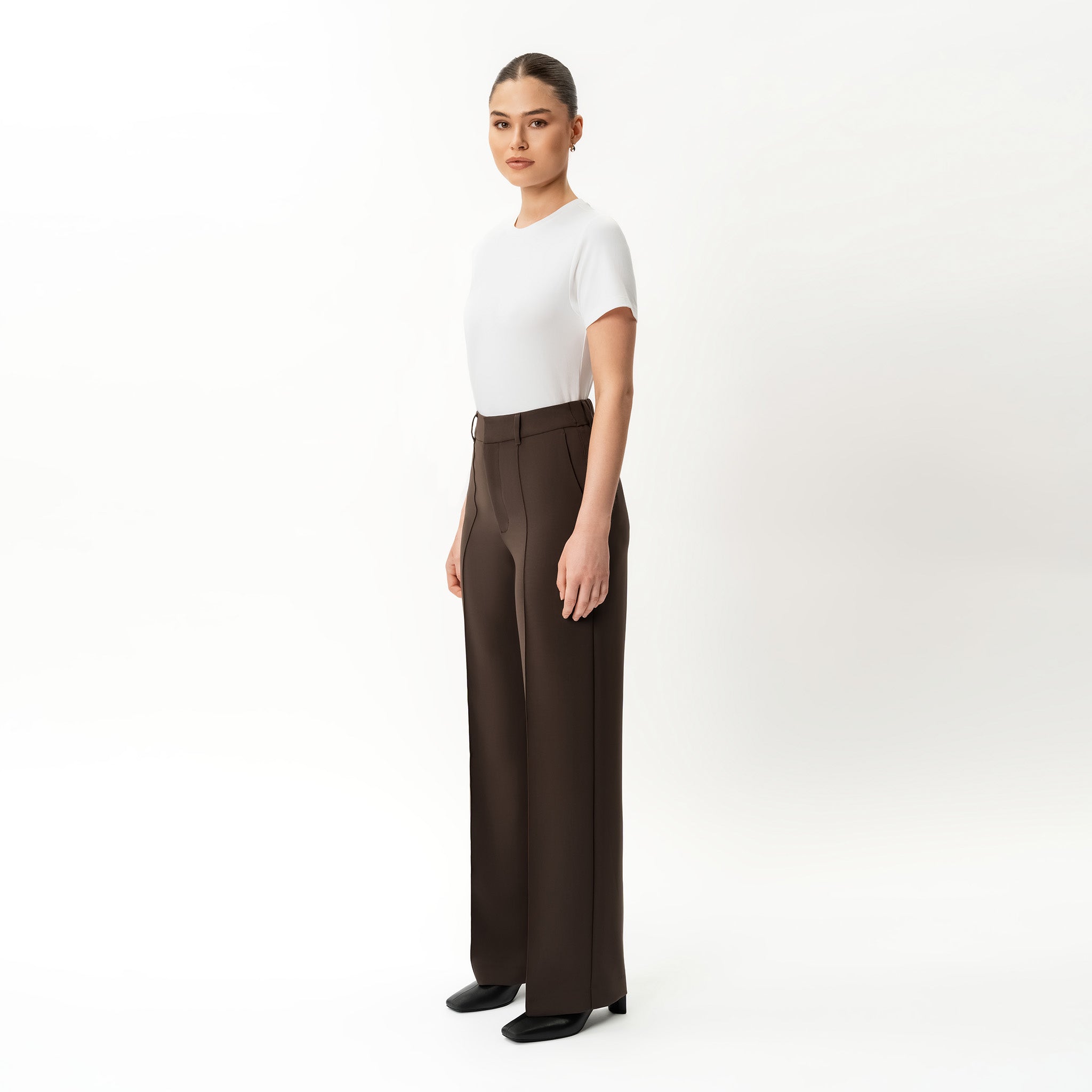 CREPE AVSLAPPET BUKSE | OVERSIZE COSY LOUNGEBUKSE TREND 2025